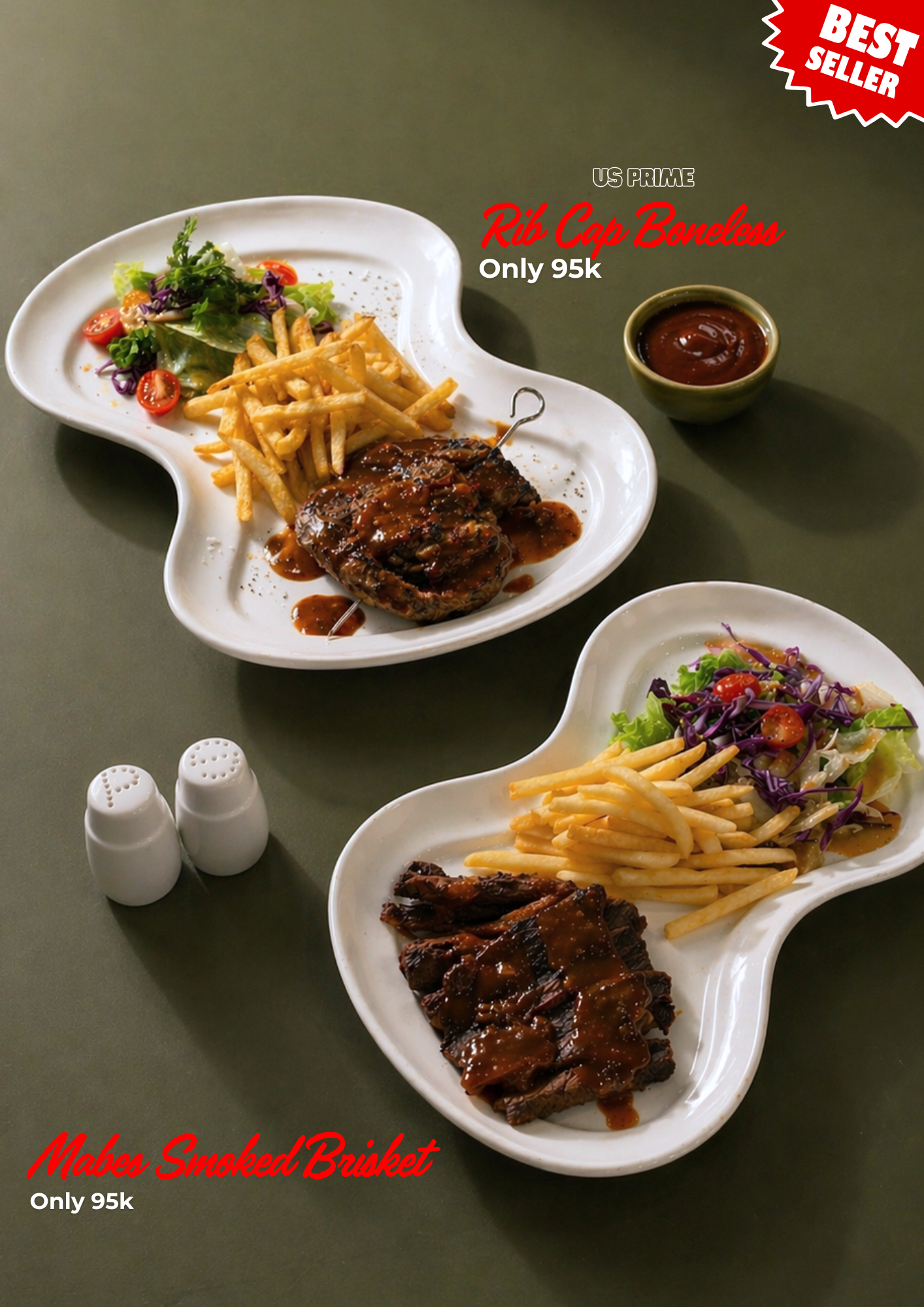 Rib Cap Boneless & Mabes Smoked Brisket